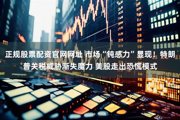 正规股票配资官网网址 市场“钝感力”显现！特朗普关税威胁渐失魔力 美股走出恐慌模式